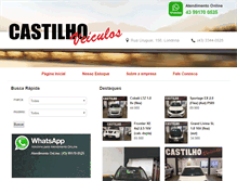 Tablet Screenshot of castilhoveiculos.com.br